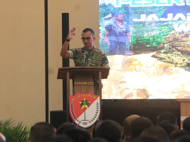 PESAN DANREM 052/WKR DALAM APEL BABINSA