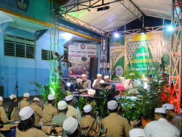KUATKAN IMAN DAN TAQWA JELANG RAMADHAN, BABINSA SERTU SUKAHARIYANTO HADIRI ISRA MI'RAJ NABI MUHAMMAD SAW DAN SANTUNAN YATIM PIATU