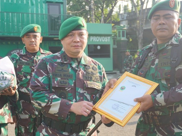 Dandim 0502/JU Berikan Reward Babinsa  Berprestasi