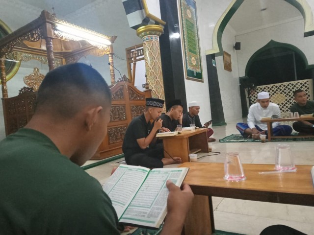 Tadarus dan Khatam Alquran Yonif Mekanis 201/JY di Bulan Ramadhan