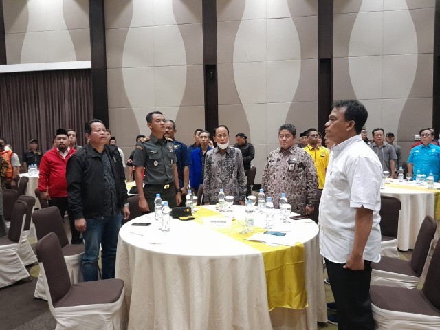Danramil 01/TS Hadiri Rapat Pleno Terbuka Rekapitulasi Daftar Pemilih Hasil Pantarlih Tingkat Kota Administrasi Jakbar