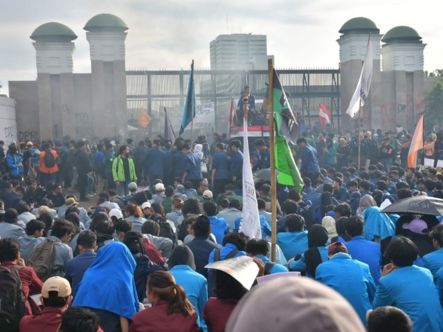 Dandim 0501/JP Libatkan Pasukan Kodam Jayakarta Dukung Kepolisian Amankan Unras  Mahasiswa dan Buruh Tolak UU Cipta Kerja