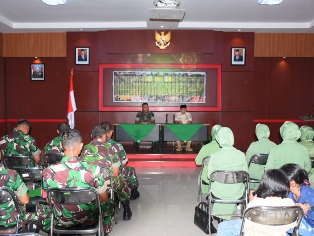 Perkuat Mental Idiologi, Kodim 0501 JP Gelar Pembinaan Mental Islam TW II tahun 2023