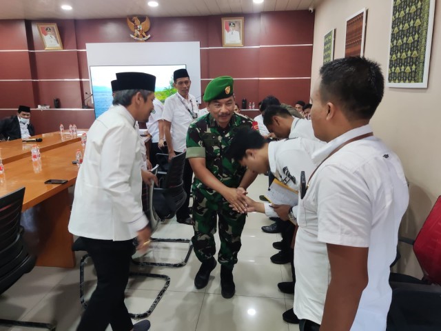 Halal Bihalal Idul Fitri, Danramil 05/Balaraja Bersama Muspika Rapat Bahas Laporan TW I Tingkat Kecamatan