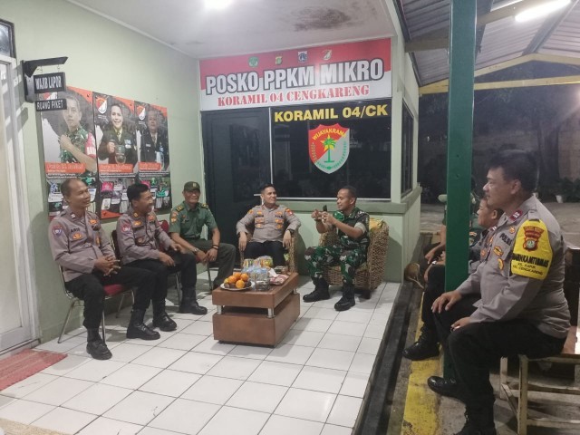 Halal Bihalal, Koramil 04/Cengkareng Dan Polsek Cengkareng Saling Memaafkan