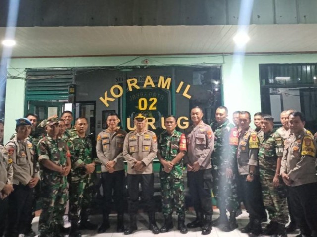 Solidnya Sinergitas TNI-Polri, Dua Kapolsek Silaturahmi Ke Koramil 02/Curug