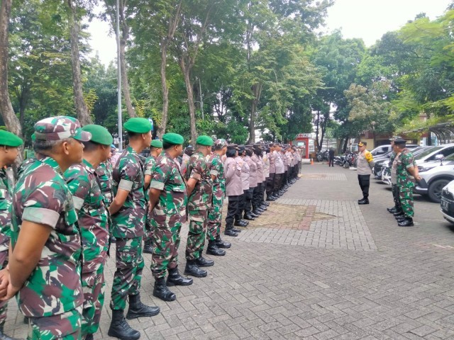 Polres, Kodim 0505/JT, Satpol-PP, Dishub dan Damkar, Giat Amankan Mayday