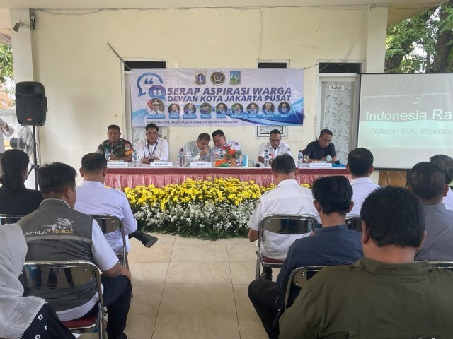 Wadanramil 01/Menteng Hadiri Giat Serap Aspirasi Dewan Kota Administrasi Jakarta Pusat