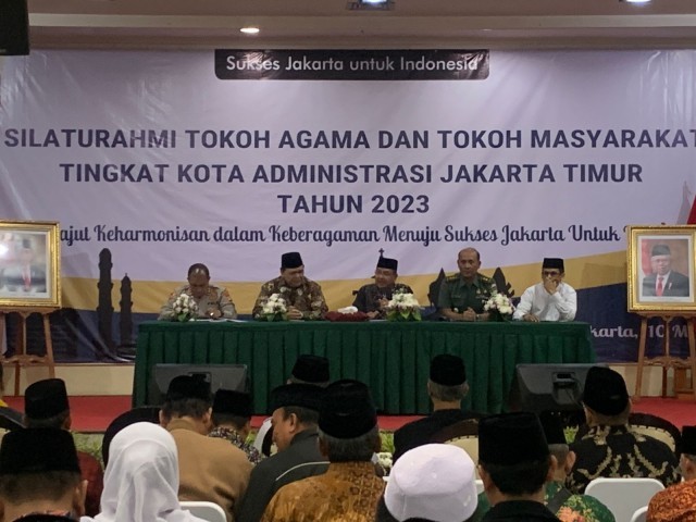 Jalin Silaturahmi Tokoh Masyarakat, Kasdim 0505/JT Wakapolres Merajut Kebersamaan