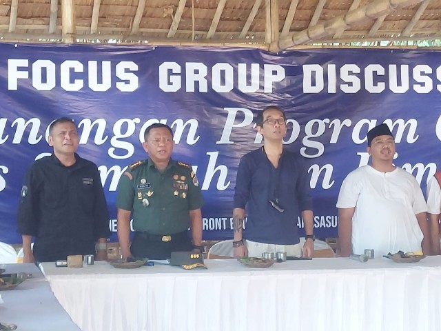 Kasrem 052/Wkr Hadiri Pencanangan Program Cisadane Bebas Sampah