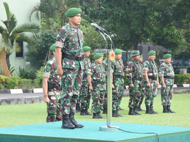 Rindam Jaya membuka Latihan Berganda Siswa Diktukba TNI AD TA. 2023