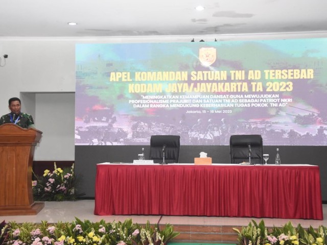Danrem 051/Wijayakarta berikan pembekalan kepada para Komandan Satuan Jajaran Kodam Jaya
