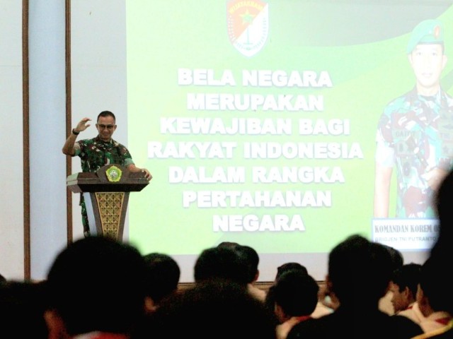 Danrem 052/Wkr Kunjungi yayasan Budi Mulia kecamatan Solear