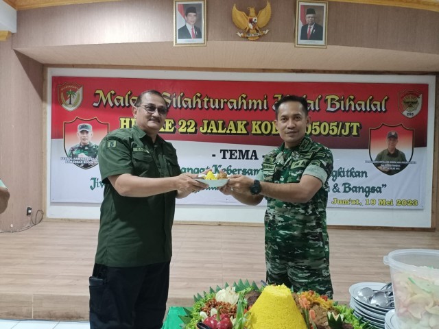 Silaturahmi Jaring Mitra Karib Bersama Dandim 0505/JT, Bangkitkan Jiwa Korsa Untuk Nusa dan Bangsa