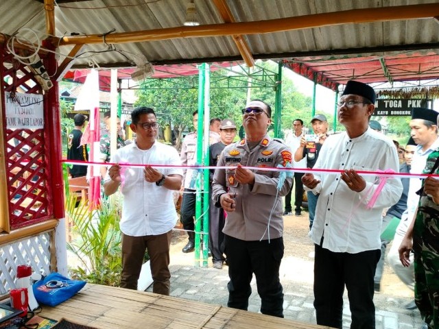 Danramil 10/Sepatan Bersama Tiga Pilar Resmikan Pos Kamling Bersuara