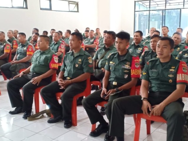 Tingkatkan Manajement Teritorial, Kodim 0505/JT Gelar Latnister TW-2