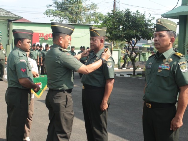 Kasdim Pimpin Sertijab Danramil dan Perwira Staf