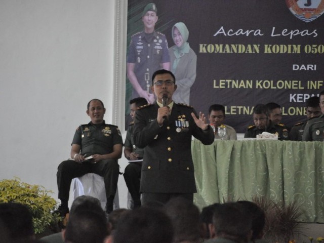 Dandim Gelar Jam Komandan Berikan Pesan Penting dan Tingkatkan Silaturahmi