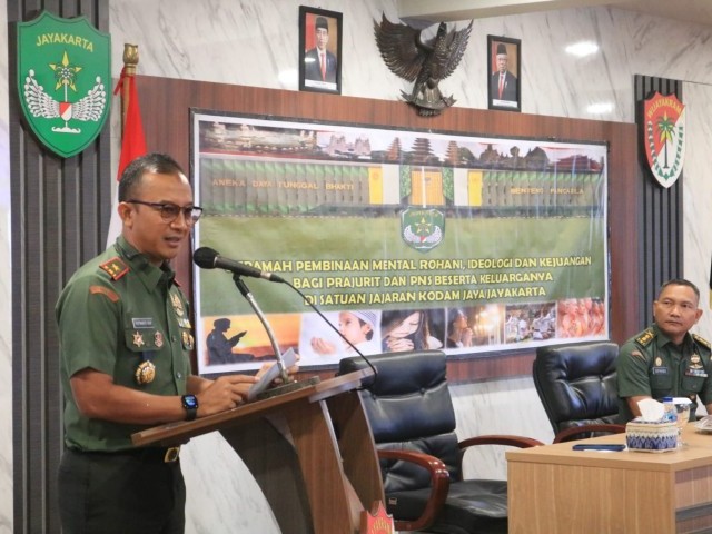 Korem 052/Wkr Gelar Pembinaan mental prajurit dan PNS