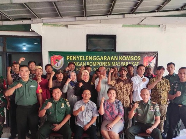 Komsos Koramil Cipayung dengan Komponen Masyarakat