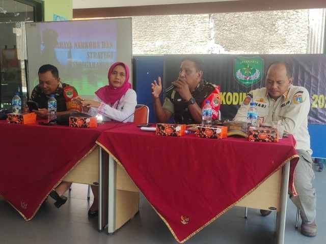Anggota Koramil-07/KMY Kodim 0501/JP Laksanakan Praktek Latnister Tahun 2023 kodim 0501/JP