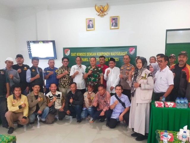 Merajut Keharmonisan Moderasi Beragama, Giat Komsos Koramil Jatinegara