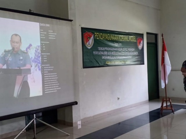 Kapolsek Ciracas, Berikan Materi Giat Pendayagunaan Koramil Model TA.2023