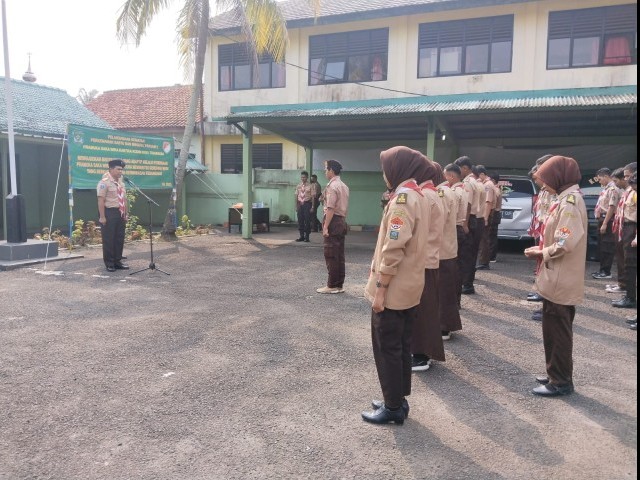 Membentuk Generasi Tangguh, Kodim 0510/Tigaraksa Gelar Persami Saka Wira Kartika