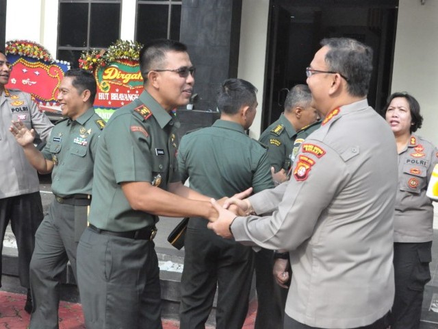 Polri Presisi Untuk Negeri, Dandim 0509/Kab. Bekasi Bersama Kasrem 051/Wkt Meriahkan HUT Bhayangkara ke 77