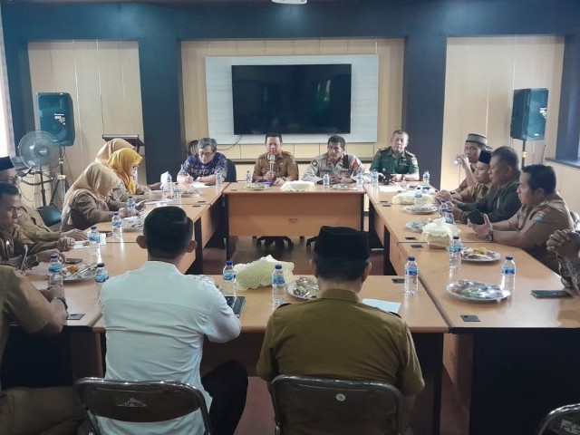 Danramil 12/Rajeg Rapat Koordinasi HUT RI Ke-78 2023