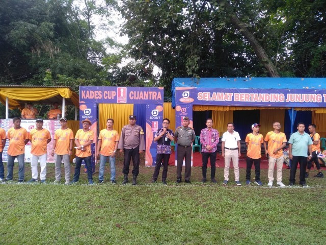 Danramil 03/Legok Hadiri Pembukaan Turnamen Piala Kades Cup