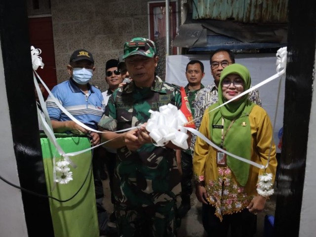 Peresmian Toren Air dan Renovasi MCK umum Karya Bhakti Babinsa Gandaria Utara