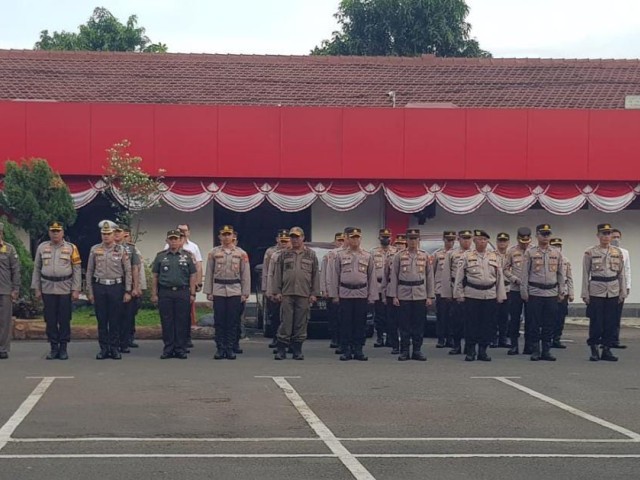 Kasdim 0506/Tgr Hadiri Apel Gelar Pasukan Operasi Patuh Jaya Tahun 2023