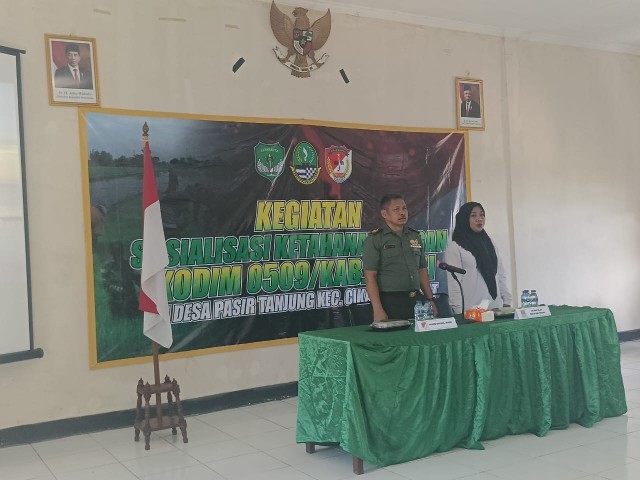 Upaya Meningkatkan Ketahanan pangan, Aula Kantor Desa Pasir Tanjung Jadi Sasaran