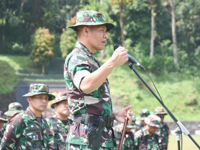 Upacara Pembukaan Latihan Berganda Siswa Dikjurbaif Abit Diktukba TNI AD TA. 2023