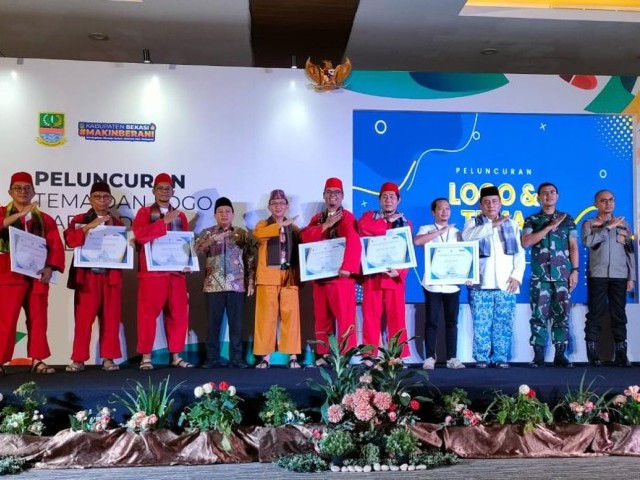 Dandim 0509/Kab. Bekasi Hadiri Peluncuran Logo dan Tema Hari Jadi Kab. Bekasi ke-73