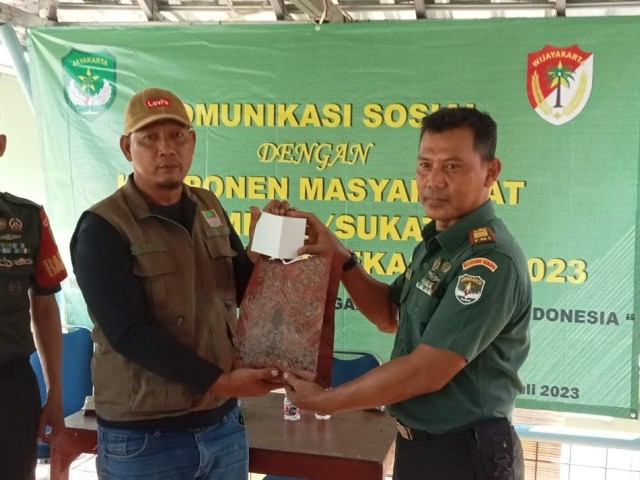 Wadanramil Gelar Komsos Bangun Kedekatan Dengan Masyarakat