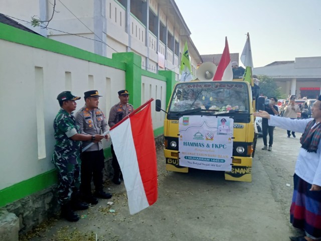 Danramil 09/Cibarusah Menghadiri Kegiatan Pelaksanaan Pawai ta'aruf Menyambut Tahun Baru Islam