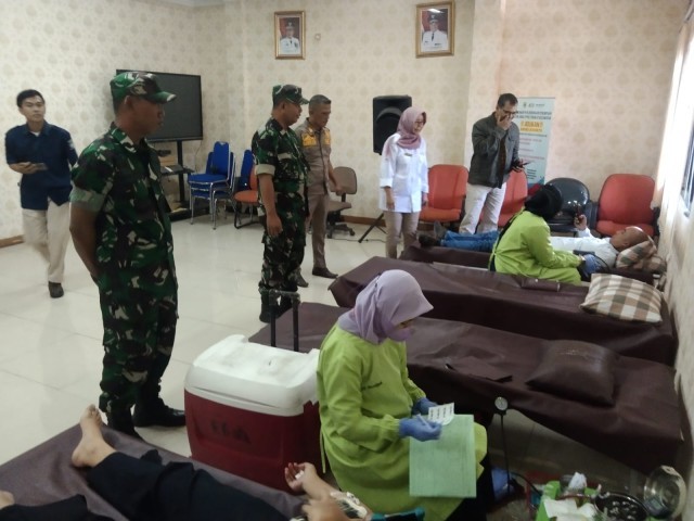 Pemantauan Kegiatan Donor Darah Dalam Rangka Harlah NU