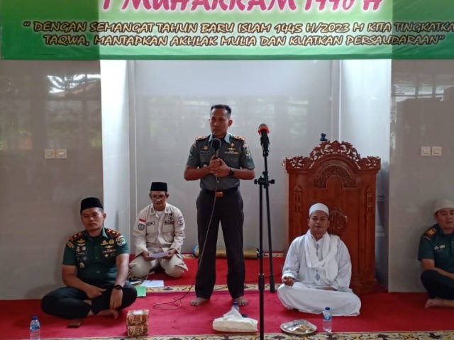 Peringati 1 Muharram 1445 H, Kodim 0505/JT Gelar Do'a Bersama