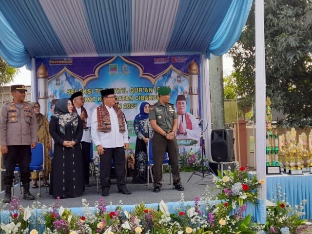 Danramil 09 Cibarusah Hadiri Pembukaan Seleksi Tilawatil Quran