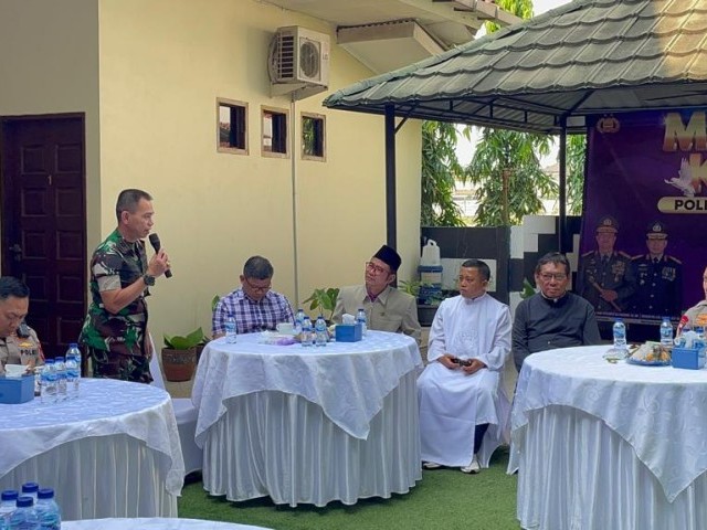 Danramil 14/Panongan Hadiri Kegiatan Himbauan Kamtibmas Minggu Kasih