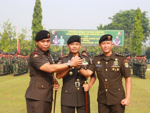 Serah Terima Jabatan Komandan Batalyon Kavaleri 9/SDK