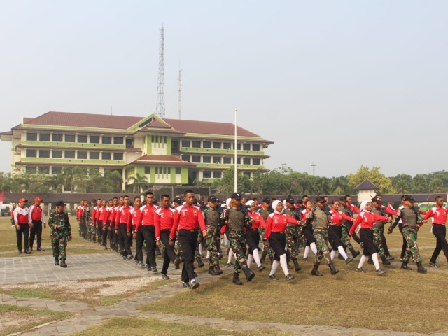 Kodim 0510/Tigaraksa Latih Paskibraka Untuk Sambut HUT RI Ke-78 Tahun 2023