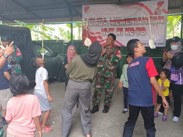 Gelar Berbagai Lomba, Koramil 08/Duren Sawit Sambut HUT RI ke 78