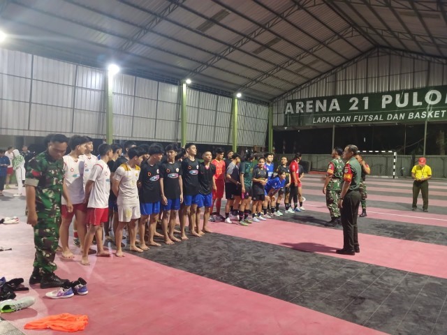 Koramil 04/Pulogadung Gelar Lomba Futsal Dalam Rangka Meriahkan HUT RI Ke 78