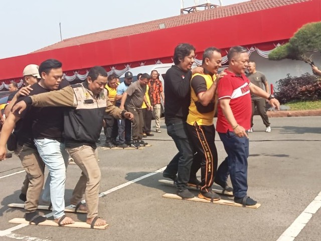 Indahnya Persatuan Dan Kesatuan, Kasdim 0506/Tgr Hadiri Perlombaan Forkopimda Dalam Rangka HUT RI Ke 78