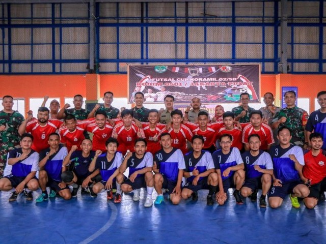 Semarak Hari Kemerdekaan RI ke-78 Turnamen futsal Koramil 02/Sawah Besar