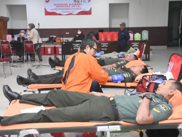 Rindam Jaya Gelar Bakti Sosial Donor Darah