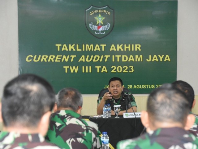 Irdam Jaya Pimpin Taklimat Akhir Current Audit Itdam Jaya TW III TA 2023
